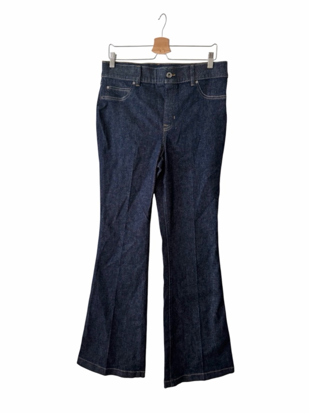 SPANX Pull On Flare Jeans Size Large - Picture 2 of 5